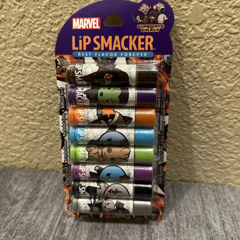 Lip Smacker Marvel Guardians of the Galaxy "Best Flavor Forever" 8ct Party Pack